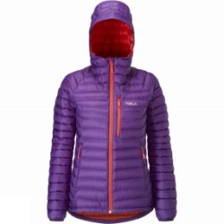 Rab Womens Microlight Alpine Jacket Nightshade/ Horizon